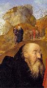 Hugo van der Goes Sts Anthony and Thomas with Tommaso Portinari Spain oil painting artist